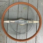 Leather Wrapped 1961-1965 Truck Chevrolet Deluxe Steering Wheel C-10, Biscayne New. Price: $565.00.