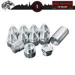 12PCS 1.375''X24 Chrome Cone Shaped Parts Aluminum Alloy W/ Sealed End Cap New. Price: $124.61.