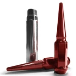 16 Pack Of Hardened Red Spike Nuts 1/2"-20 Fit 4 Lugs, Including Trailers New. Price: $59.99.