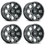 Set 4 18" Voxx G-fx TR-19 Matte Black Wheels 18X9 6X135 12MM Rims New. Price: $1152.00.