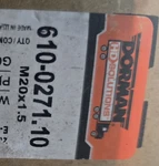 Dorman 610-0271.10 M20 X 1.5 Serrated Stud- 20.85 Mm Knurl, 93.98 LENGTH,10PC New. Price: $45.00.
