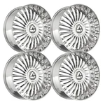 (SET-4) Azara AZX-103 28X9.5 6X135 22MM Chrome Wheels Rims Inch New. Price: $4233.52.
