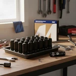 M14X1.5 Spline Lug Nuts Black 2" Tall Set Of 24 With Socket Keys New. Price: $44.97.