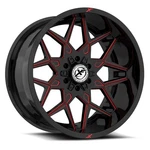20X10 Off-road XF-238 Gloss Black & Red Milled Wheel 5X5/5X5.5 (-24MM) New. Price: $458.50.