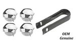 Volvo Wheel Bolt Nut Plastic Cap Cover Chrome Rim Lock 4PCS Set 31439229 Oem New. Price: $21.77.