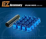 20 Set Open End Spline Drive Lug Nuts Blue 1/2" Jeep Cherokee Wrangler New. Price: $26.34.