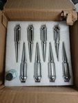 Coyote Spline Spike Lug Nuts Wheel Inst Kit 14MM 2.00 Chrome 20PCS New. Price: $39.99.
