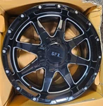 (qty 1) G-fx TR12 Gloss Black Machined 8-SPOKE Wheel Rim 20X9 8X165.1 Mm New. Price: $163.09.