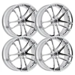(SET-4) 2CRAVE N34 20X8.5 5X115 15MM Chrome Wheels Rims Inch New. Price: $1646.00.