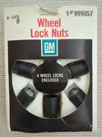 Gm 999057 Wheel Lock Nuts - Aluminum Gr 5.875 1990'S Lumina, Cutlass Etc Used. Price: $19.99.