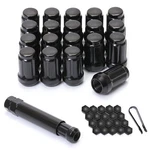 M12X1.25 Black 6 Spline Lug Nuts Anti-theft, 1.38" Long, Set Of 20 Acorn ... New. Price: $27.57.
