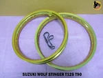 Suzuki Wolf Stinger T125 T90 Alu Gold F+ Wheel Rim Set SERIES7 *NAN4153* New. Price: $183.35.
