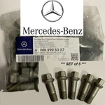 5PCS Oem# 000-990-53-07 Genuine Mercedes Benz Wheel Bolts Made Germany New. Price: $18.88.
