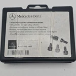 Useful! Mercedes Lock Set For Light-alloy Wheels Black A001 990 1607 Used. Price: $40.00.