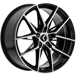 Kraze KR196 Evolve 20X9 5X112 +35MM Black/machined Wheel Rim 20" Inch New. Price: $345.99.