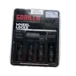 Gorilla Wheel Locks, 14MM 2.00, Black, Duplex Length, Bulge Acorn, 76601NBC New. Price: $31.50.
