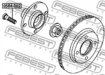 Febest 2011-2014 Mazda Wheel Stud 0584-002 New. Price: $39.00.
