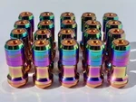 Godsnow 20PCS M12X1.25 High Performance Steel Locking Lug Nuts Orange Neochrome New. Price: $22.49.