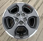 Jeep Gray Polished Lip Gladiator Oem Wheel 17" 2020-2023 Rim Original Used. Price: $189.00.