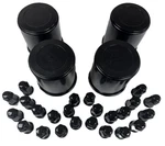 4-PACK Trailer Wheel Black Cap And Set With 24 Painted 3.75 Inch Center New. Price: $105.76.