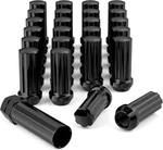 Wheel Lug Nuts, 24 Pcs Black M14X1.5 Closed Long Extended Xl New. Price: $41.63.