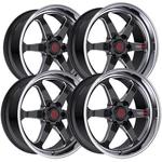 (set Of 4) Tis 508BM 20X9.5 6X5.5" +20MM Black/milled Wheels Rims 20" Inch New. Price: $2232.00.