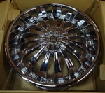 One 22X9.5 TIS-08 6X139.7 +18MM Chrome Wheel Rim Single New. Price: $399.95.