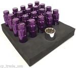 Nrg Steel Lug Nuts With Dust Cap Cover Set 12X1.5 Purple Fits Honda Acura New. Price: $110.00.
