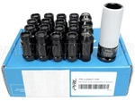 Prl Black 46MM Open Ended 12X1.5 Lug Nuts Set Of 20 New. Price: $98.88.