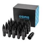 Osias 20PCS M12X1.5 Racing Wheel 60MM Lug Nuts With Socket Key For Honda Black New. Price: $19.99.