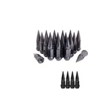 14MMX1.5 Wheel Spike Lug Nuts, Set Of 20 Black M14X1.5, Cone/conical Bulge Se... New. Price: $76.00.