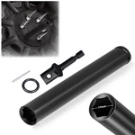 Yuearn Lug Nuts Socket, Durable With 19MM Hexagon Spike, Black New. Price: $16.25.