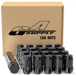 Gasupply 1/2-20 Lug Nuts Black, X Closed End 6 Spline 1/2"-20, New. Price: $29.71.