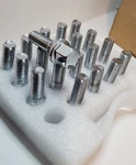Scitoo M12X1.25 Wheel Lug Nut Bolts 10 Pcs Silver Shank Length New. Price: $29.99.