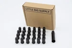 Little Big Supply Black Acorn Lug Nut Set 24 Pc W/splined Socket Key 12X1.5MM New. Price: $40.00.