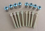 Wantone Racing (3/8-24 2.68") Front Wheel Studs Bolts 3/8-24*2.68", Copper New. Price: $39.66.