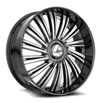 18X8 Azara AZX-102 Gloss Black & Machined Wheel 5X112/5X4.5 (35MM) New. Price: $343.45.