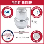 661148 Oe Lug-fctry LG-M14 Box Of 50 New. Price: $146.33.
