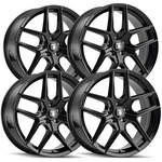 (set Of 4) Touren TR79 20X9 5X108 +35MM Gloss Black Wheels Rims 20" Inch New. Price: $1339.96.