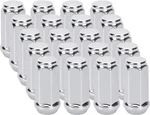Pcs Wheel Lug Nuts Chrome Bulge Acorn 1/2-20 Closed End 1.9" Xl Tall 3/4" Hex New. Price: $21.99.