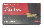Kaycentop Universal Adjustable Security Clamp Wheel (key) Lock. L2015. New. Price: $46.00.