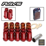 Volk Racing Rays Straight L42 Dura Wheels Lock Lug Nuts 12X1.5 Rim Red New. Price: $249.95.