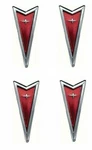 Oer Pontiac Rally Ii Wheel Center Cap Emblem Set 1973-1981 Firebird New. Price: $55.98.
