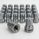(32) 14X1.5 Chrome Solid One-piece Lug Nuts 2017-2025 Ford F-250 F-350 New. Price: $54.98.
