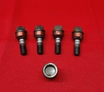 Porsche Cayenne Audi Q7 Touareg Wheel Rim Lug Nuts Lock Key Set Adapter Used. Price: $64.00.