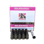K5CS-14150BGR / Gorilla 14X1.5 Black Car Spline 5-LUG Kit New. Price: $48.00.