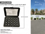 New Jaguar Black Etched Wheel Lug Nuts Set Of C2D20073 C2D54172. Price: $525.10.