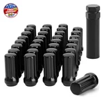 Spline Lug Nut 9 16-18 Closed End 32PCS For Dodge Ram 1500 2500 3500 Black New. Price: $51.72.