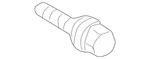 Genuine Volkswagen Wheel Bolt 701-601-139-B New. Price: $16.80.