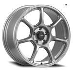 Mounted Wheel No Cap - Konig Ultragram Rim 18X9.5 5X114.3 Offset 40 Titanium Met New. Price: $250.00.